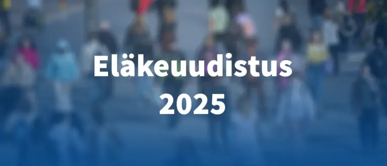 Eläkeuudistus 2025.